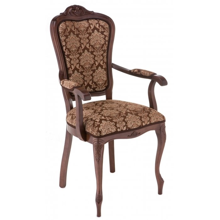 Обеденный стул Руджеро с шоколадной обивкой 