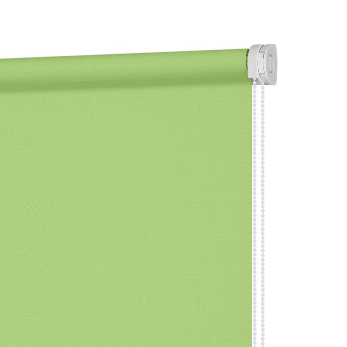 Рулонная штора Миниролл Апилера салатового цвета 50x160