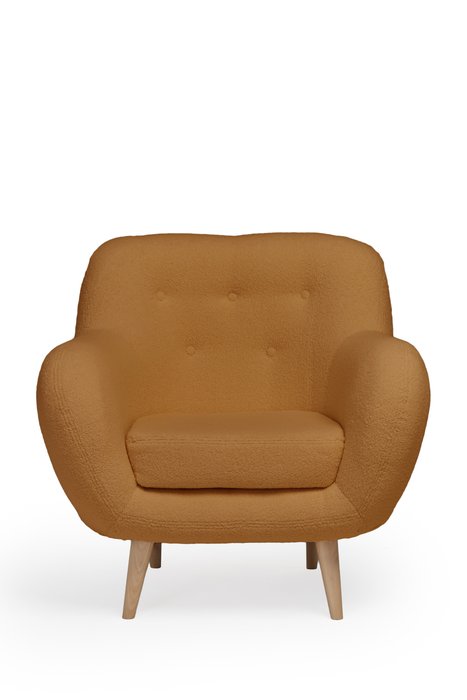 Кресло Элефант светло-коричневого цвета - купить Интерьерные кресла по цене 27710.0