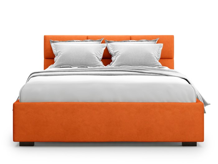 Кровать Bolsena 140х200 оранжевого цвета с подъемным механизмом  - купить Кровати для спальни по цене 39900.0