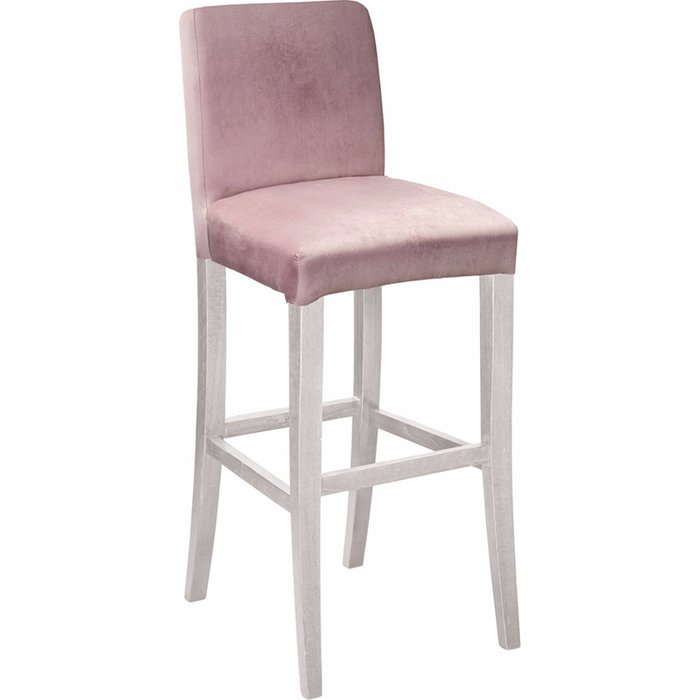 Барный стул Монако розового цвета