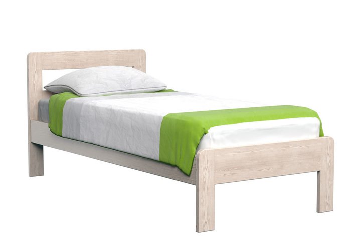 Кровать Кредо цвета каштан 140х190 - лучшие Кровати для спальни в INMYROOM