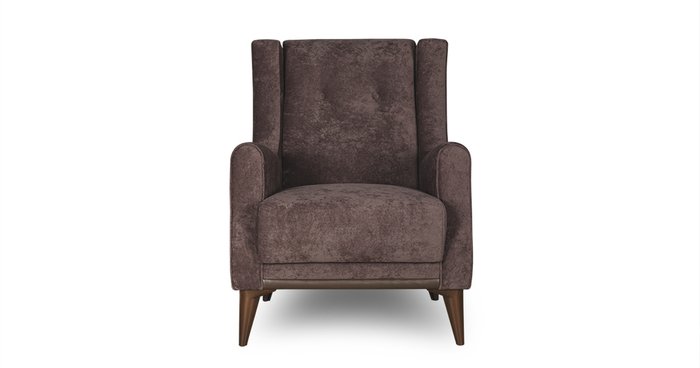Кресло Плимут коричневого цвета - лучшие Интерьерные кресла в INMYROOM