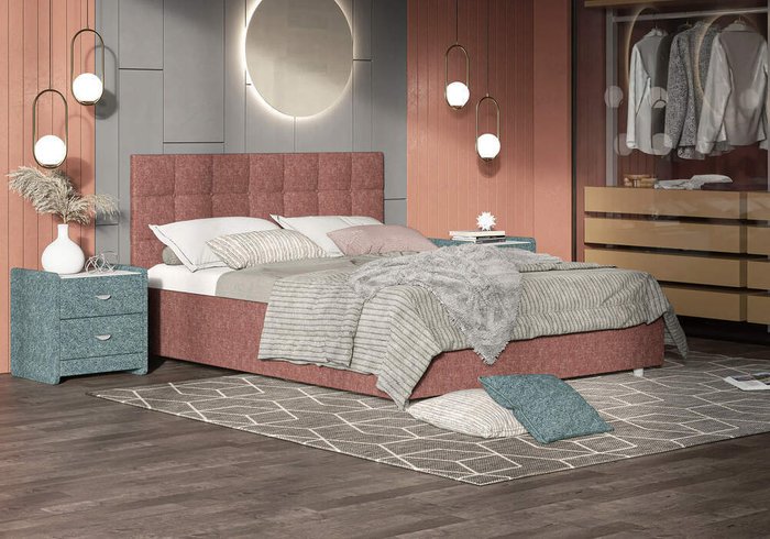 Кровать Tivoli 160х200 бежевого цвета без основания и подъемного механизма - лучшие Кровати для спальни в INMYROOM