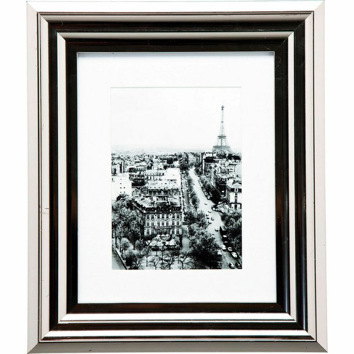 Постер в рамке City Skyline черно-белого цвета - купить Принты по цене 4970.0