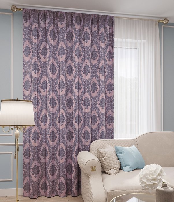 портьера Классика 150х260 брусника портьера Классика 150х260 брусника