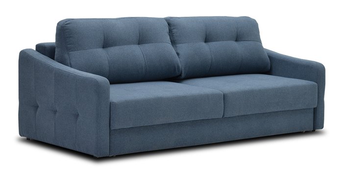 Диван-кровать Сити синего цвета - купить Прямые диваны по цене 26110.0