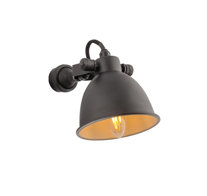 Настенный светильник S черного цвета - купить Бра и настенные светильники по цене 14080.0