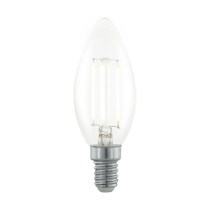 Диммируемая светодиодная лампа филаментная свеча E14 3.5W 350Lm 2700К 