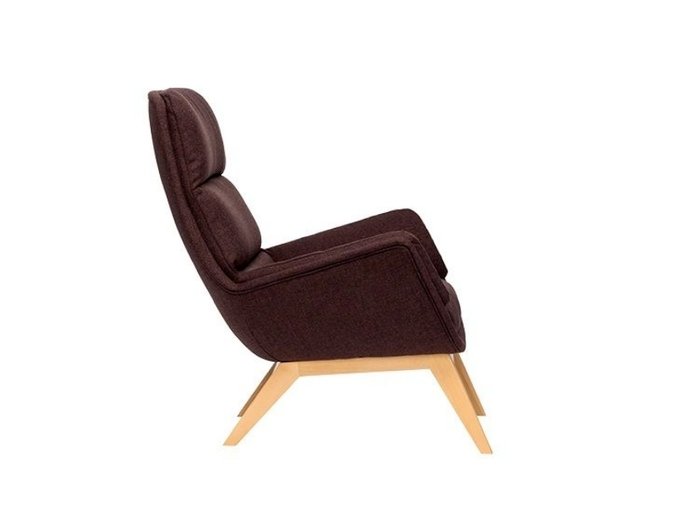 Кресло Orhus коричневого цвета - лучшие Интерьерные кресла в INMYROOM