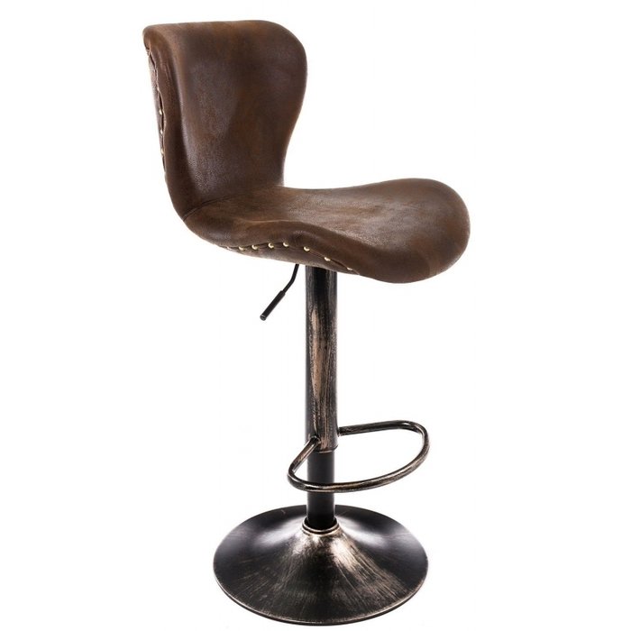 Барный стул Over vintage brown коричневого цвета - купить Барные стулья по цене 11460.0
