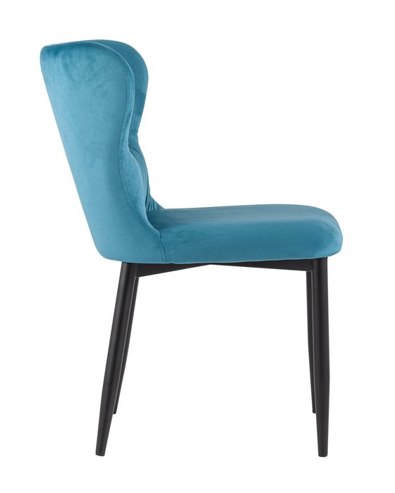 Стул Лилиан темно-бирюзового цвета - лучшие Обеденные стулья в INMYROOM
