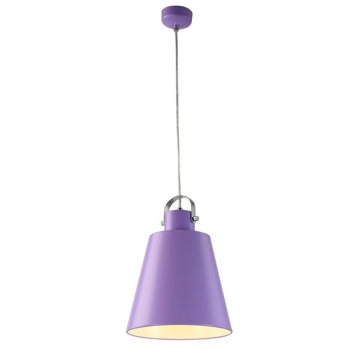 Подвесной светодиодный светильник фиолетового цвета