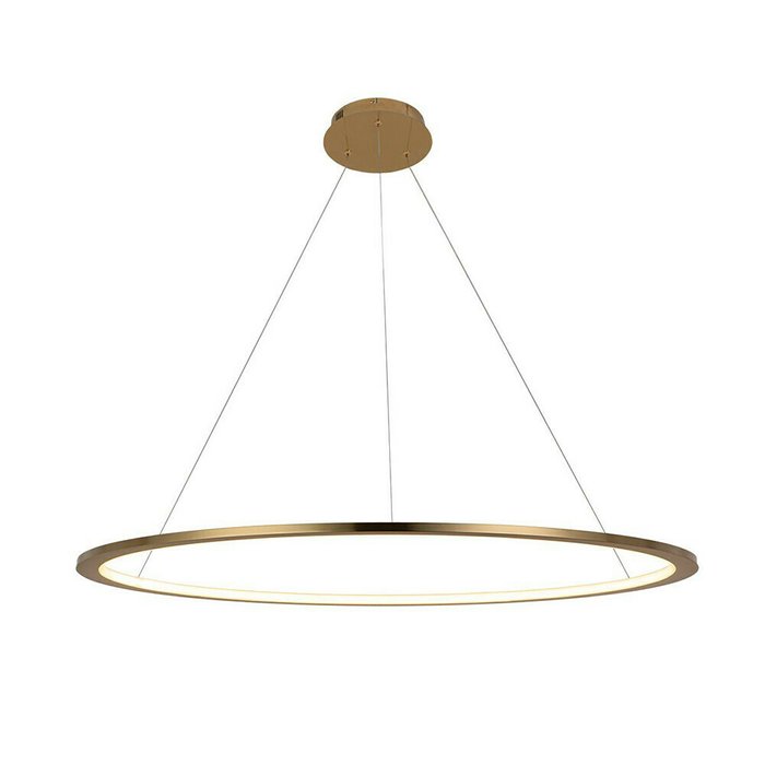 Подвесной светодиодный светильник Ring золотого цвета - купить Подвесные светильники по цене 24320.0