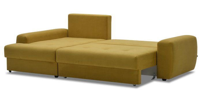 Угловой диван-кровать Коста желтого цвета - лучшие Угловые диваны в INMYROOM