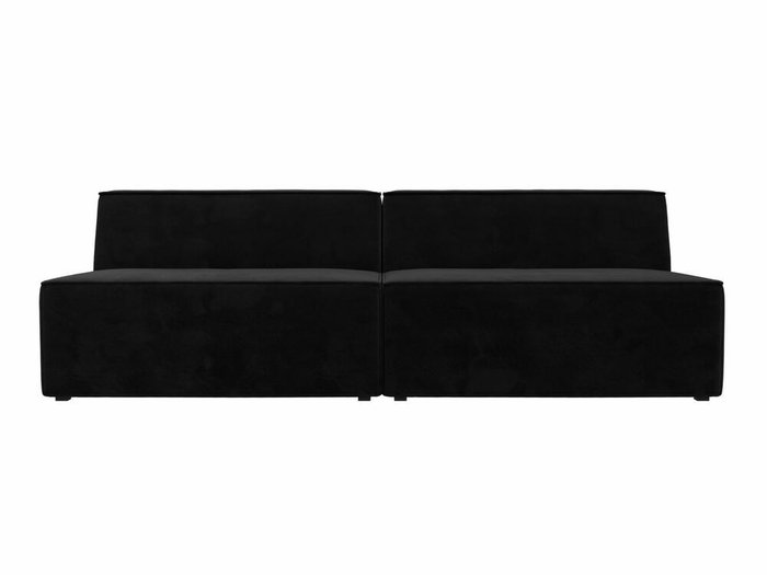 Прямой модульный диван Монс черного цвета - купить Прямые диваны по цене 45999.0