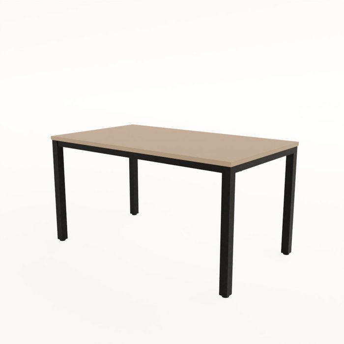 Обеденный стол Lanch 140х80 бежевого цвета
