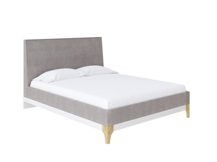 Кровать Odda 160х190 серого цвета