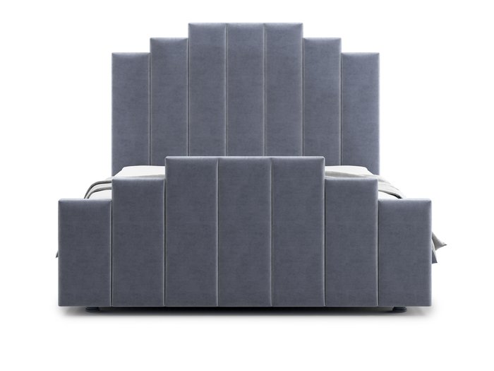 Кровать Velino 140х200 серого цвета с подъемным механизмом - купить Кровати для спальни по цене 43700.0