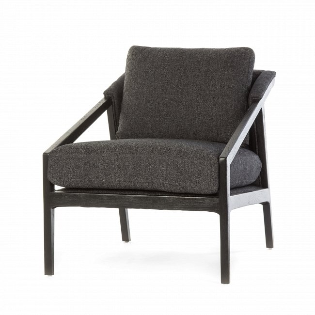 Кресло Earl Chair темно-срого цвета