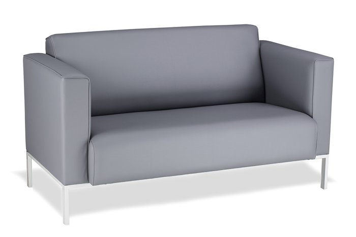 Прямой диван Тоскана Комфорт светло-серого цвета - купить Прямые диваны по цене 46040.0