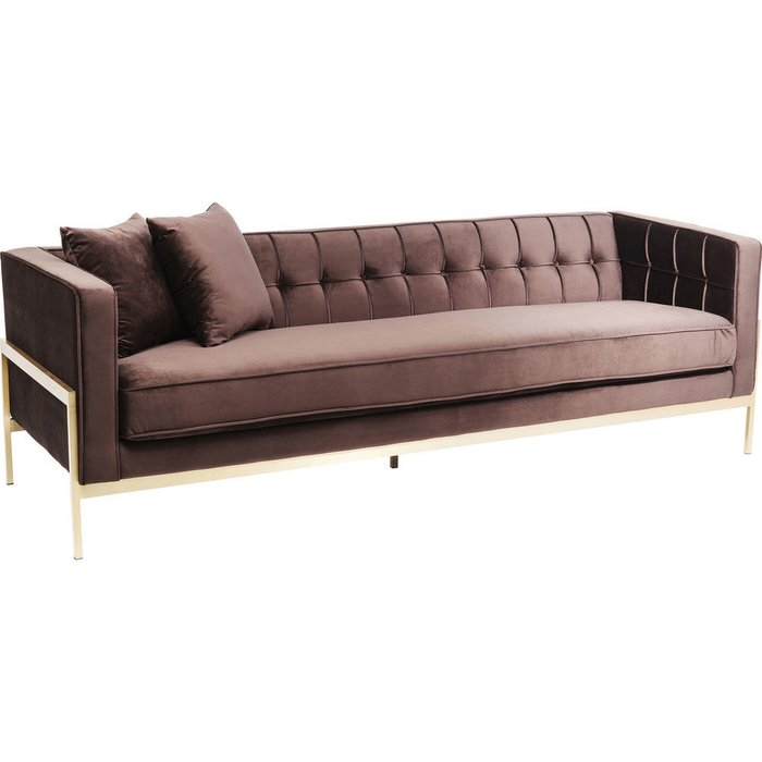 Диван Loft коричневого цвета - купить Прямые диваны по цене 271000.0