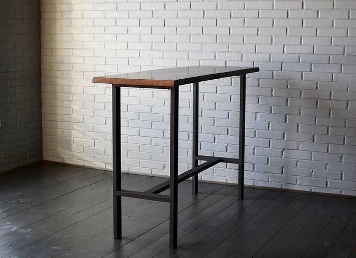 Барный стол Bar 02 черно-коричневого цвета - лучшие Барные столы в INMYROOM