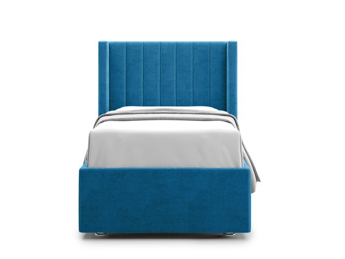 Кровать Premium Mellisa 2 90 синего цвета с подъемным механизмом  - купить Кровати для спальни по цене 64500.0