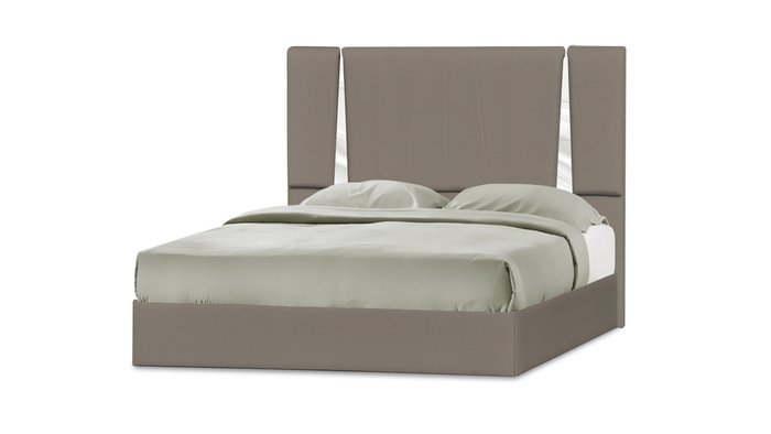 Кровать Эгина 160х200 светло-коричневого цвета 