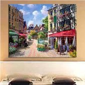 Декоративная картина на холсте "Итальянская улица" - купить Принты по цене 3390.0