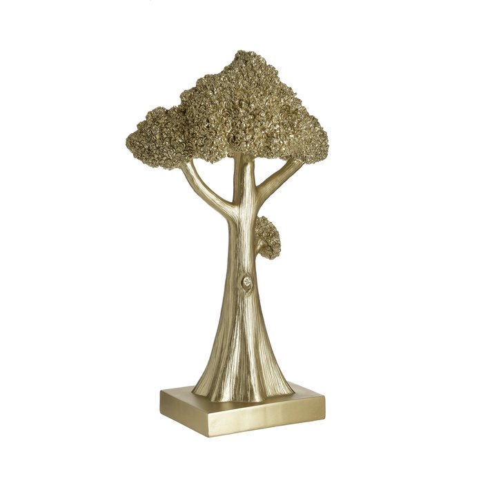 Декор настольный Tree золотого цвета  - купить Фигуры и статуэтки по цене 4300.0