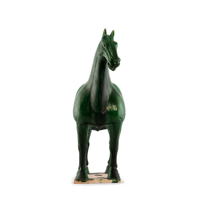 Статуэтка конь Gezellig большой зеленого цвета - купить Фигуры и статуэтки по цене 42815.0