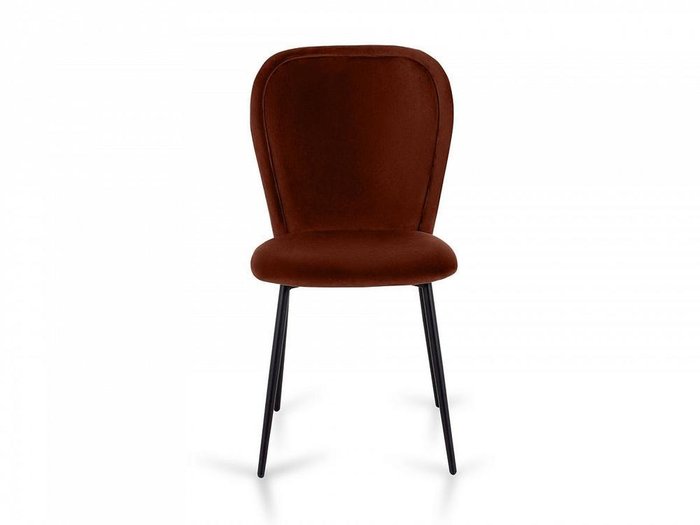Стул Lenny бордового цвета - купить Обеденные стулья по цене 4990.0