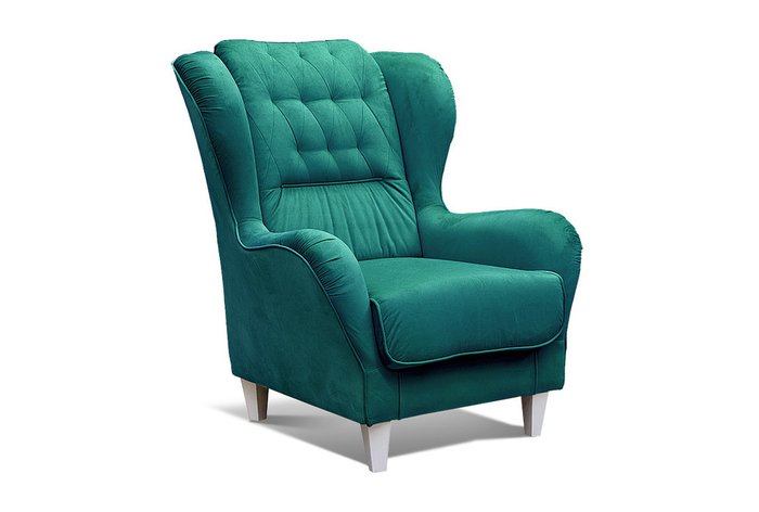 Кресло Челси темно-зеленого цвета