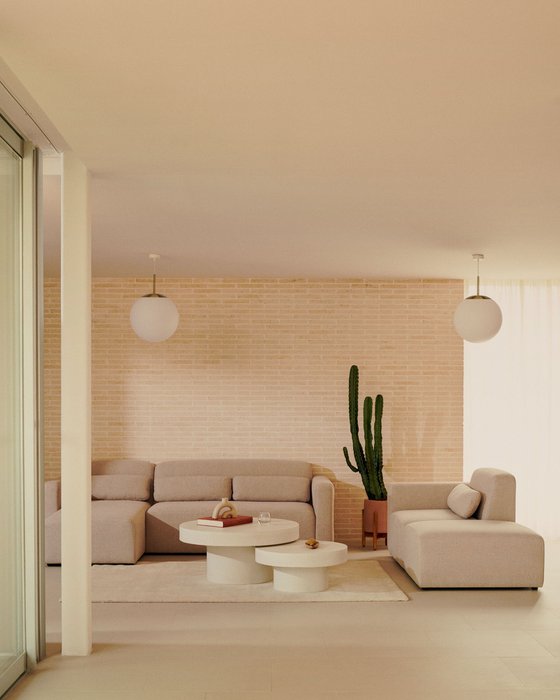 Модульный диван Neom М бежевого цвета - лучшие Прямые диваны в INMYROOM