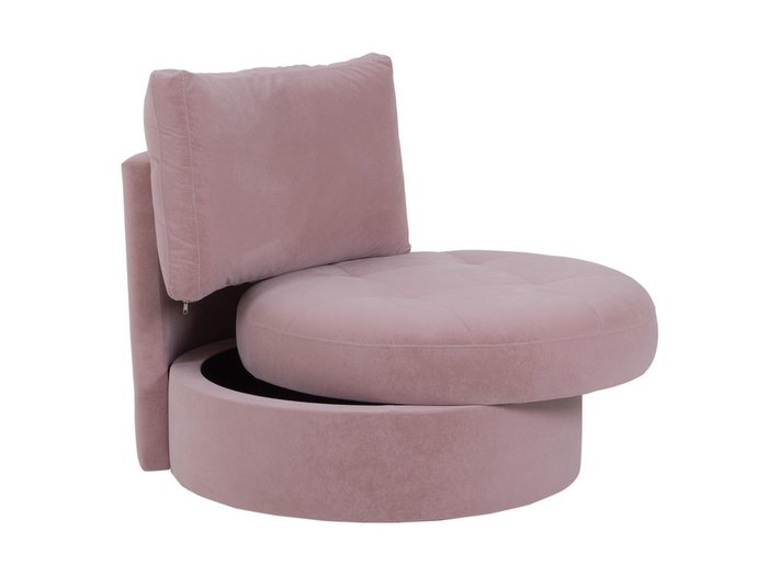 Кресло Wing Round розового цвета - лучшие Интерьерные кресла в INMYROOM