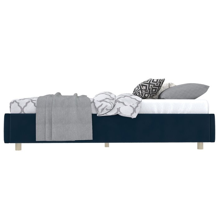 Кровать SleepBox 90x200 синего цвета - купить Кровати для спальни по цене 19990.0