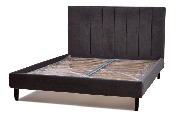 Кровать Клэр 160х200 темно-коричневого цвета с подъемным механизмом - купить Кровати для спальни по цене 85950.0