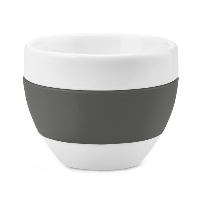 Чашка для капучино Aroma бело-серого цвета