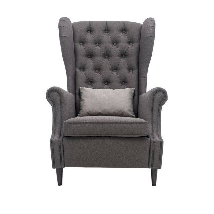 Кресло Винтаж серого цвета - купить Интерьерные кресла по цене 24999.0