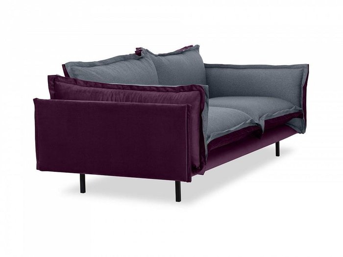 Диван Barcelona серо-фиолетового цвета - лучшие Прямые диваны в INMYROOM