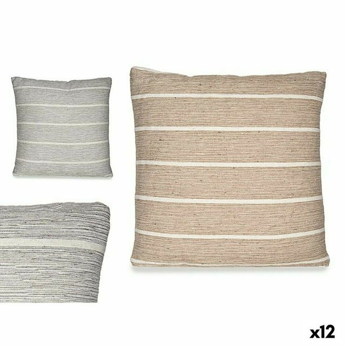 Подушка Лучи Коричневый Серый 45 x 12 x 45 см (12 штук)