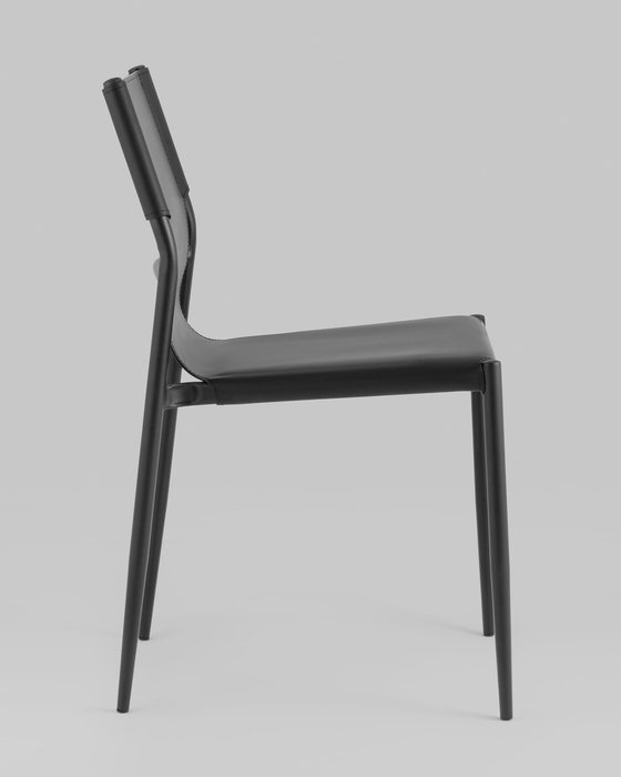 Стул обеденный West черного цвета - лучшие Обеденные стулья в INMYROOM