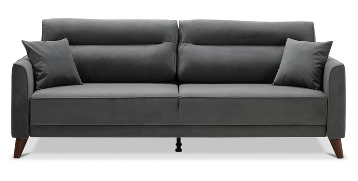 Диван-кровать Авилла серого цвета - купить Прямые диваны по цене 46800.0