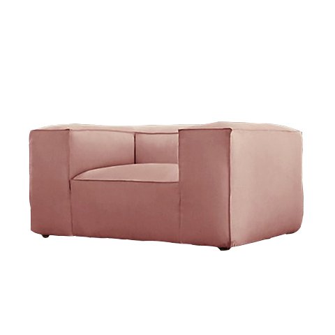 Кресло Салмон розового цвета