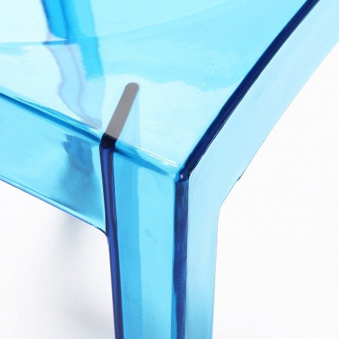 Стул прозрачный синий La Marie - купить Садовые стулья по цене 7632.0