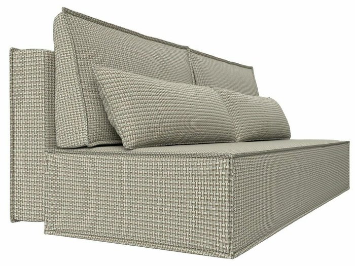 Прямой диван-кровать Фабио серо-бежевого цвета - лучшие Прямые диваны в INMYROOM