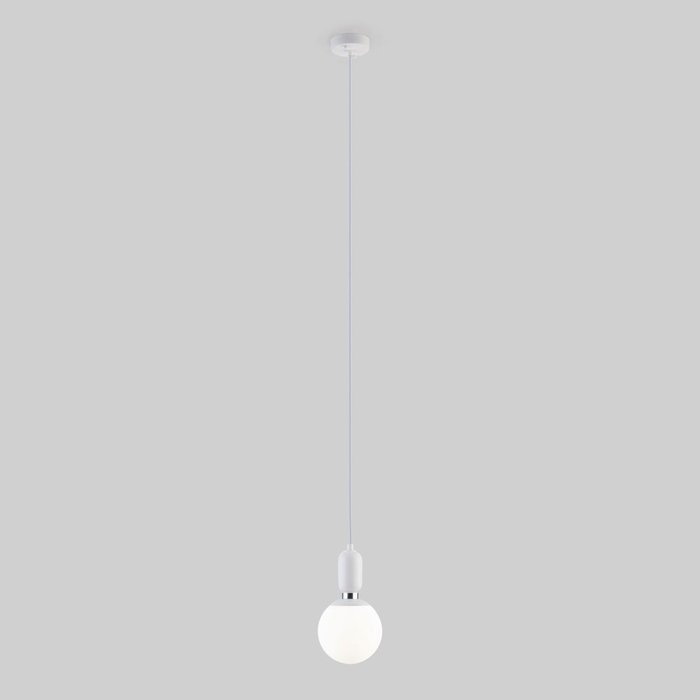 Подвесной светильник Bubble Long белого цвета с длинным тросом - купить Подвесные светильники по цене 4060.0