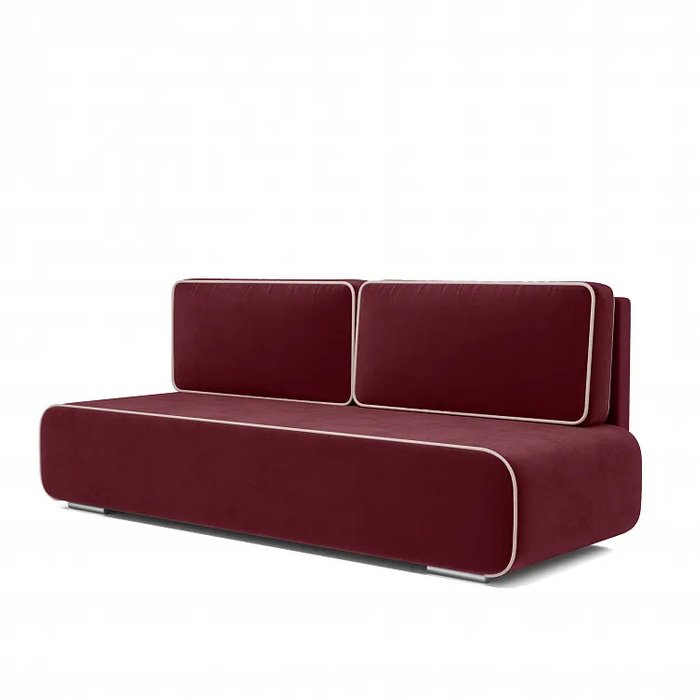 Диван-кровать Рокки бордового цвета - купить Прямые диваны по цене 32508.0
