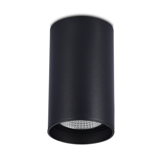 Светильник потолочный черного цвета - купить Потолочные светильники по цене 3690.0